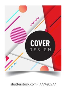 Abstract geometric pattern design and background. Vector templates for modern design, cover, template, decorated, brochure, flyer.
