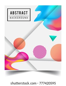 Abstract geometric pattern design and background. Vector templates for modern design, cover, template, decorated, brochure, flyer.
