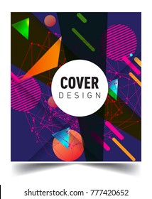 Abstract geometric pattern design and background. Vector templates for modern design, cover, template, decorated, brochure, flyer.
