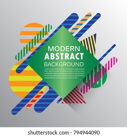Abstract geometric pattern design and background. Use for modern design, cover, template, decorated, brochure, flyer.