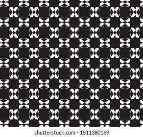 Abstract geometric pattern design black and white for beautiful wallpaper and background 