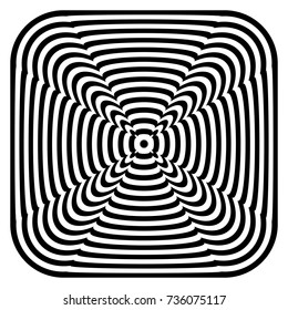 Abstract geometric pattern. Design element. Vector art.