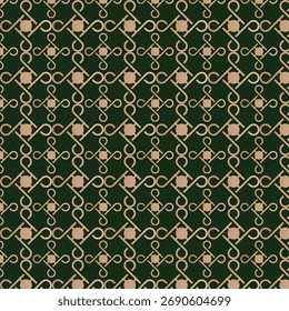 Abstrato design de padrão geométrico em cor dourada sobre fundo escuro