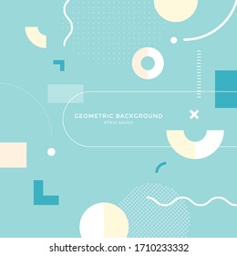Abstract geometric pattern design, modern shapes
