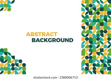 Abstract geometric pattern design in retro style