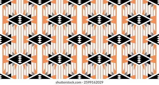 Abstract geometric pattern design seamless for fabric wallpaper wrapping paper clothing curtain bedsheet textile scarf necktie and decor