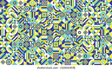 Abstract geometric pattern design. Vector illustration.
