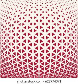 Abstract geometric pattern design. Vector illustration for hipster fashion. White black colors. Triangle shape print. Halftone graphic background. Retro monochrome pattern. Fade contrast lattice.