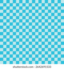 Abstract geometric pattern design in vibrant colors