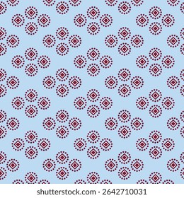 Abstract geometric pattern design in vibrant colors