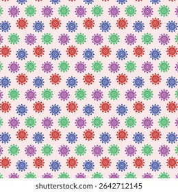Abstract geometric pattern design with vibrant colors