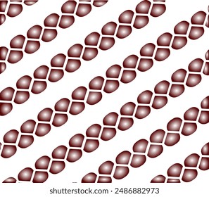 Abstract geometric pattern of diagonal stripes on a white background. Seamless pattern for fabric