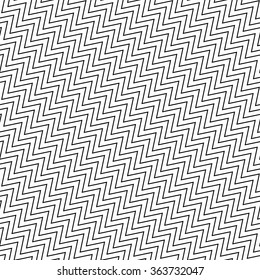 Abstract geometric pattern with diagonal zigzag lines. Can be repeated.