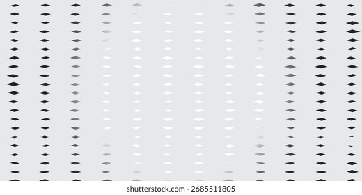 Abstract Geometric Pattern of Diamond Shapes with Varying Gradie