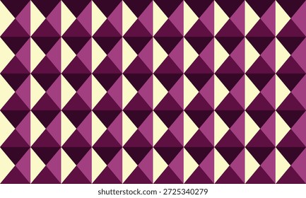 Abstract geometric pattern.  Elegant purple and cream triangle tessellation.  Perfect for backgrounds, textures, website design, and print.  Modern, stylish, and versatile.