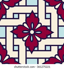Abstract geometric pattern element. Ethnic geometric ornament. Elegant background for cards and invitations.