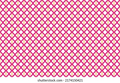 Abstract geometric pattern, Geometric ethnic oriental pattern traditional, design for wallpaper,fabric,curtain,carpet,clothing,Batik,wrapping, Geometric vector illustration, Embroidery style.
