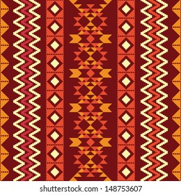 Abstract geometric pattern in ethnic style
