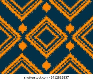 abstrakte geometrische Muster ethnische Stoffrahmen-Design für Stoffdruck, Teppiche, Kleidung, Sarong, Schal, Wrapper, Stickerei, Druck, Vorhang, Teppich, Tapete, Verpackung, Batik, Aztec