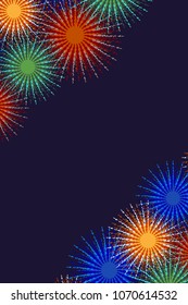 Abstract geometric   pattern, explosion music, fireworks. For holidays, fabrics and banners.Vector illustration