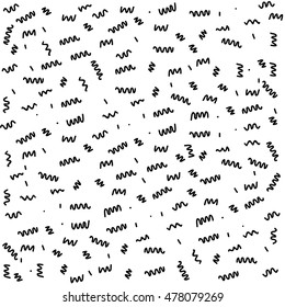  abstract geometric pattern fashion. memphis doodle style.  used in printing, website background and fabric design.