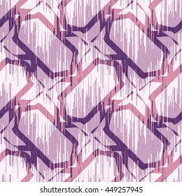 Abstract geometric pattern faux tribal fabric background tile