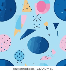 Abstract Geometric Pattern features sharp textures and pastel colors. It's perfect for backgrounds, posters, cards, textiles, wallpaper templates, pillows, dresses, shirts, and sheets.