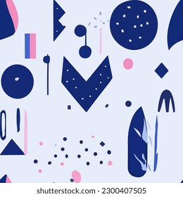 Abstract Geometric Pattern features sharp textures and pastel colors. It's perfect for backgrounds, posters, cards, textiles, wallpaper templates, pillows, dresses, shirts, and sheets.