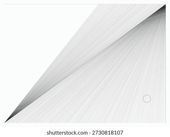 Abstract geometric pattern featuring intricate line work and subtle shading, creating a minimalist, futuristic aesthetic with a monochromatic color palette