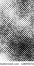 Abstract geometric pattern formed by circles of different size.Vector illustration of a dotted background. Black and white geometrical compositon.