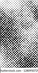 Abstract geometric pattern formed by circles of different size.Vector illustration of a dotted background. Black and white geometrical compositon.