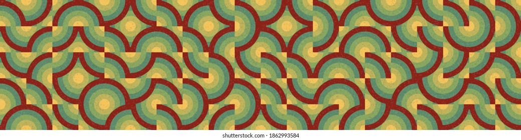 Abstract Geometric Pattern generative computational art illustration