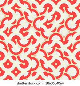Abstract Geometric Pattern generative computational art illustration
