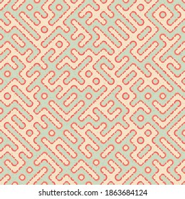 Abstract Geometric Pattern generative computational art illustration