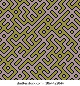 Abstract Geometric Pattern generative computational art illustration