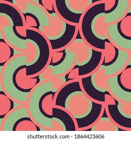 Abstract Geometric Pattern generative computational art illustration