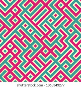 Abstract Geometric Pattern generative computational art illustration