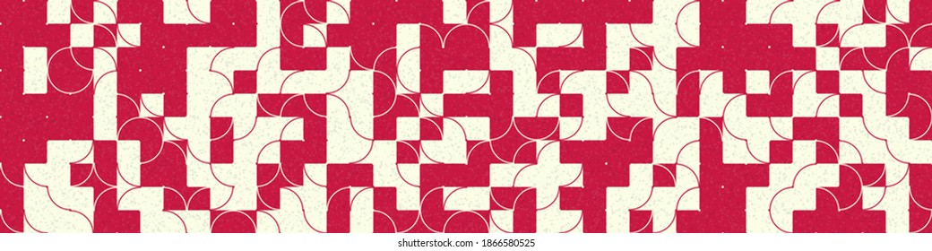 Abstract Geometric Pattern generative computational art illustration