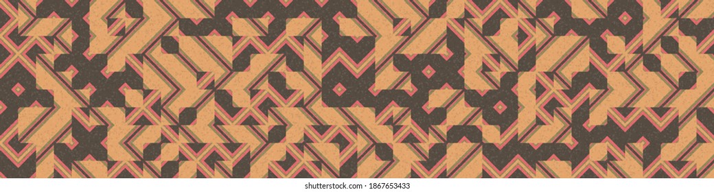 Abstract Geometric Pattern generative computational art illustration