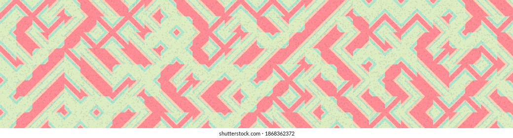 Abstract Geometric Pattern generative computational art illustration