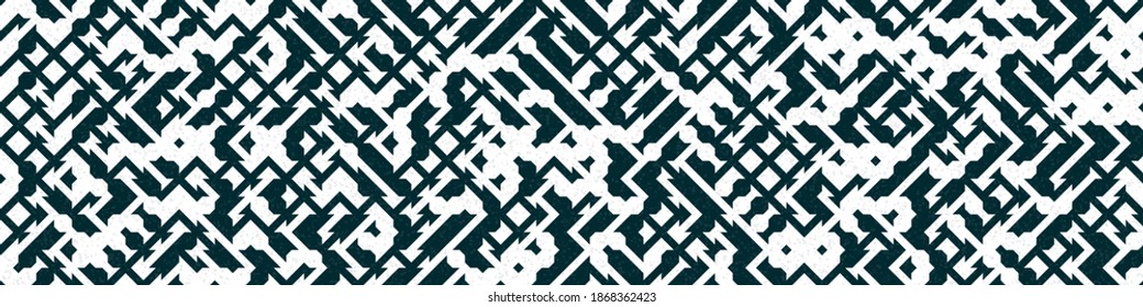 Abstract Geometric Pattern generative computational art illustration