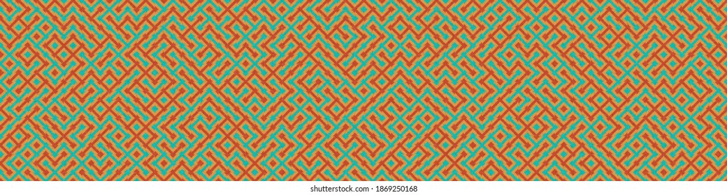 Abstract Geometric Pattern generative computational art illustration