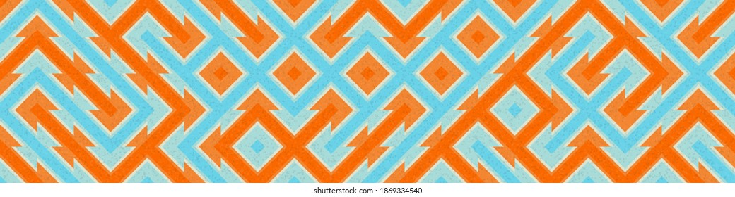 Abstract Geometric Pattern generative computational art illustration