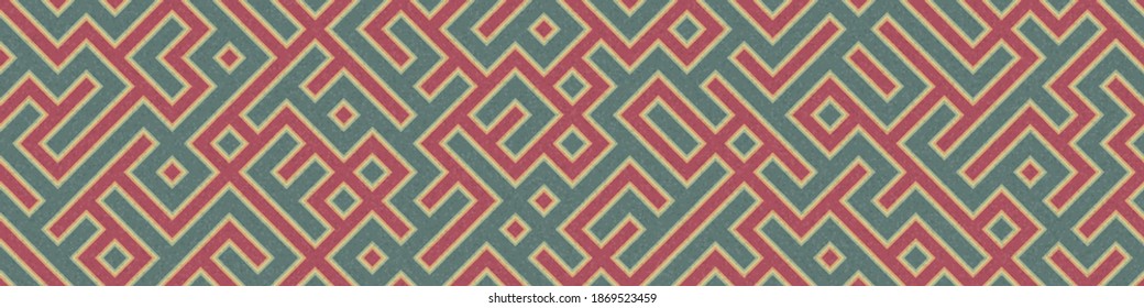 Abstract Geometric Pattern generative computational art illustration