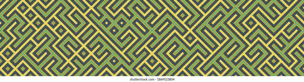 Abstract Geometric Pattern generative computational art illustration