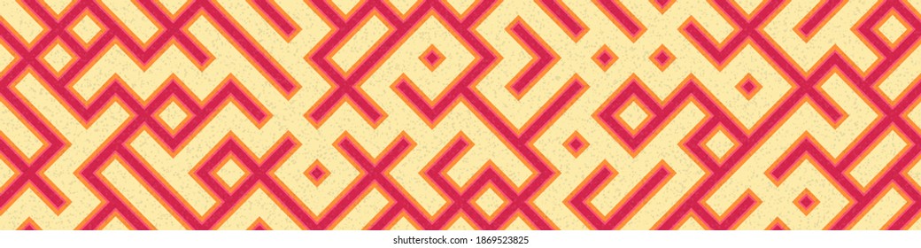 Abstract Geometric Pattern generative computational art illustration