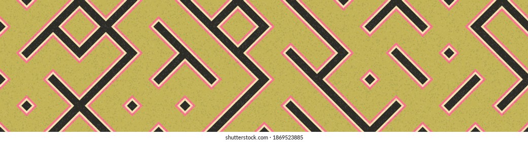 Abstract Geometric Pattern generative computational art illustration