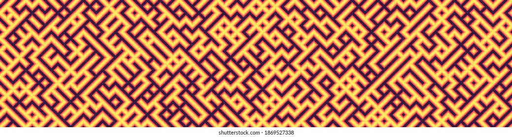 Abstract Geometric Pattern generative computational art illustration
