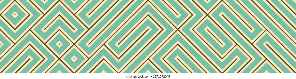 Abstract Geometric Pattern generative computational art illustration