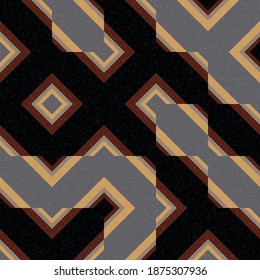 Abstract Geometric Pattern generative computational art illustration